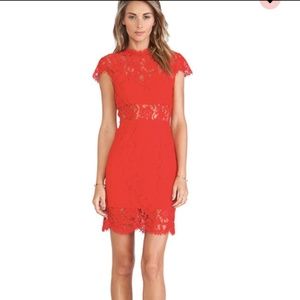 Red Lace Dress
